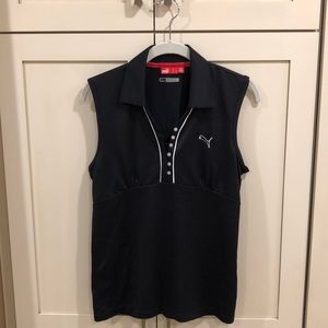 Puma golf sleeveless golf shirt